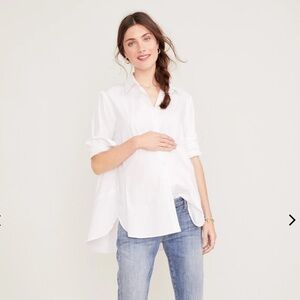 Hatch White Button Down Shirt
